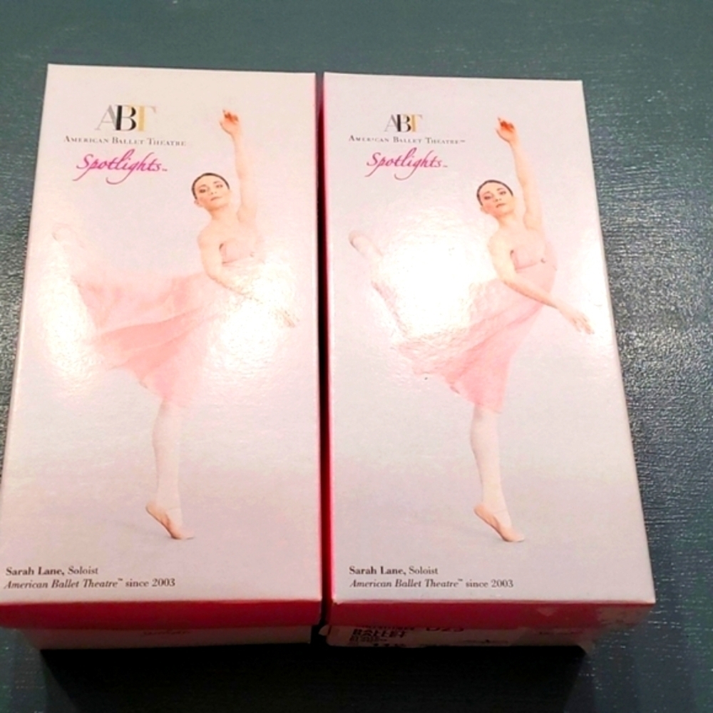 Ballet shoes, two pairs of‎ new in box. Both size 11.5. By Spotlight. Off whi…